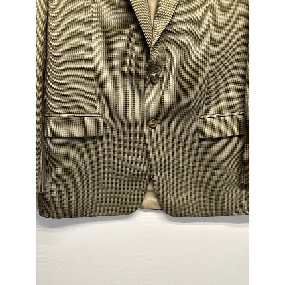 Vtg Lauren Ralph Lauren Men's Houndstooth Wool‎ Blazer Sport Coat Size 42R - Picture 3 of 10